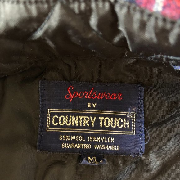 Sportswear by Country Touch Flannel. Size M. Red, white, & blue. - Picture 5 of 5